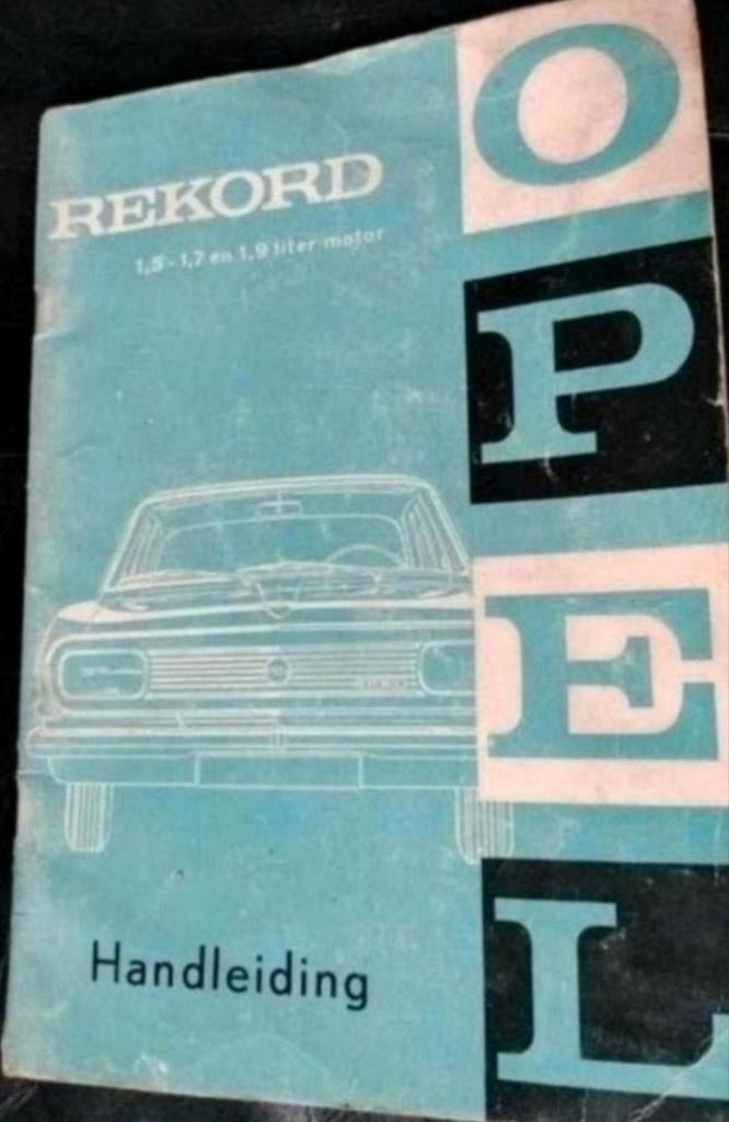 OPEL REKORD 1965 handleiding Nederlandstalig, Ophalen of Verzenden