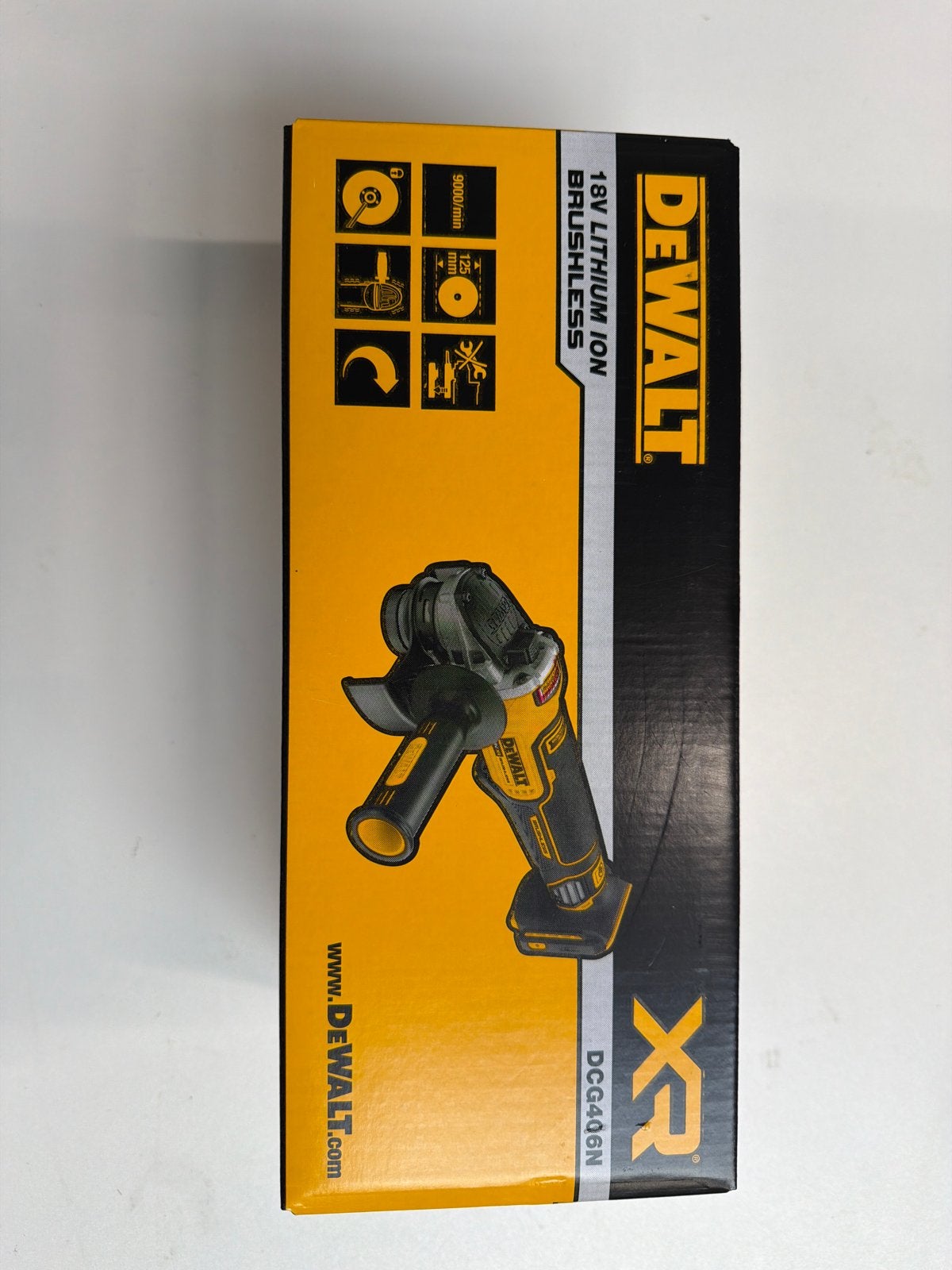 DeWalt DCG406N 18V XR Brushless Haakse Slijper, Doe-het-zelf en Verbouw, Ophalen of Verzenden, Nieuw, 700 tot 1000 watt, Haakse handslijpmachine