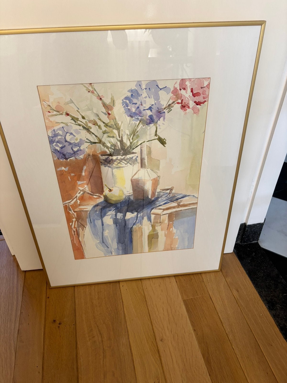 Aquarel, Ophalen, Zo goed als nieuw, Minder dan 50 cm, Schilderij
