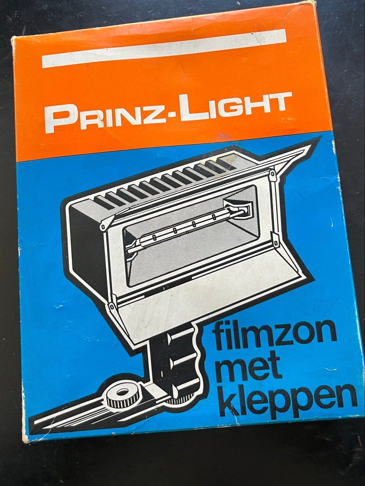 Prinz-Light filmzon met kleppen - Vintage belichting, Overige merken, Belichting, Ophalen of Verzenden, Gebruikt