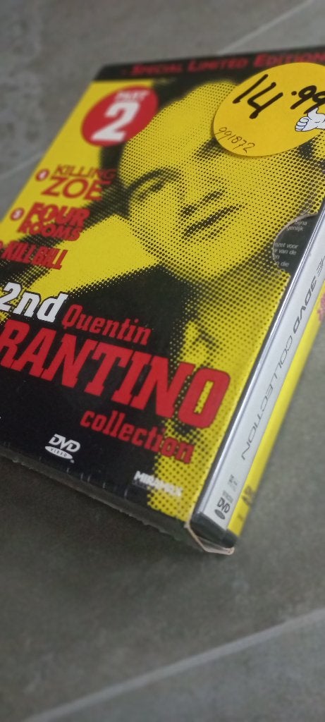 3 DVD-box Tarantino Coll.(Killing Zone,4 Rooms,Kill Bill)-NW, Engels, Alle leeftijden, Nederlands, Actiethriller