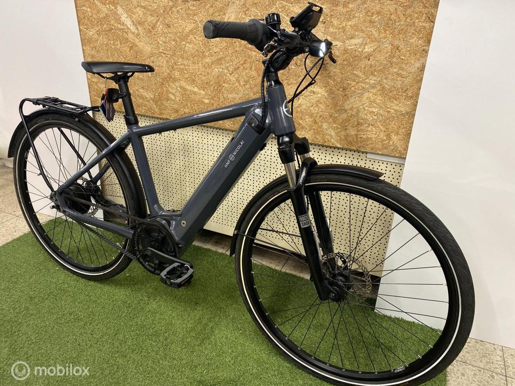 HNF NICOLAI 2022 BOSCH MOTOR HERENFIETS 51 CM BELT DRIVE, Fietsen en Brommers, HNF NICOLAI, HNF NICOLAI, 51 tot 55 cm, Overige merken