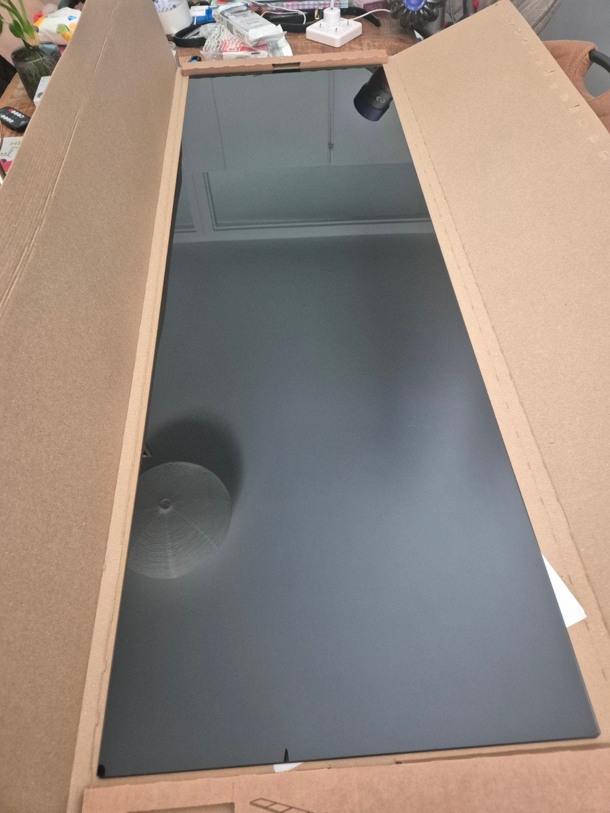 IKEA Besta zwarte glasplaten - 2 stuks (120 cm), Ophalen, Zo goed als nieuw