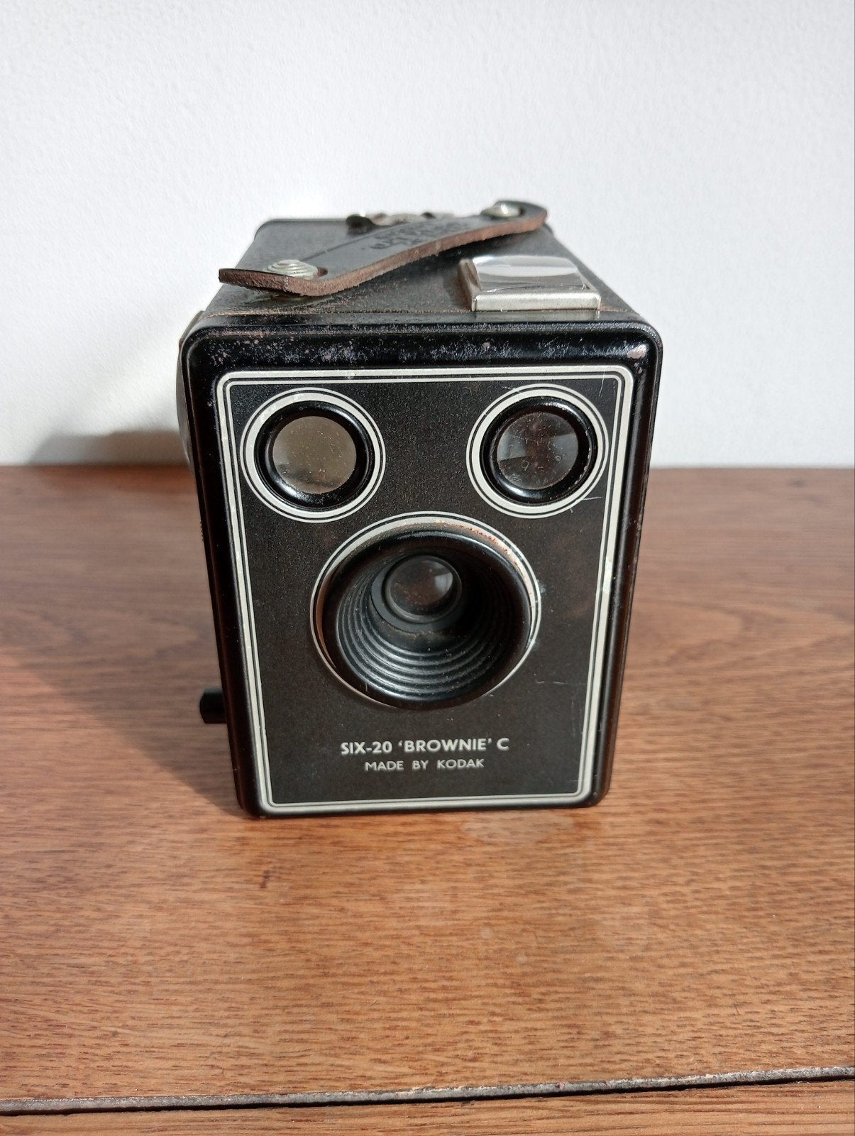 Vintage Kodak Six-20 'Brownie' C camera met tasje, Ophalen of Verzenden, Gebruikt, Compact, Kodak