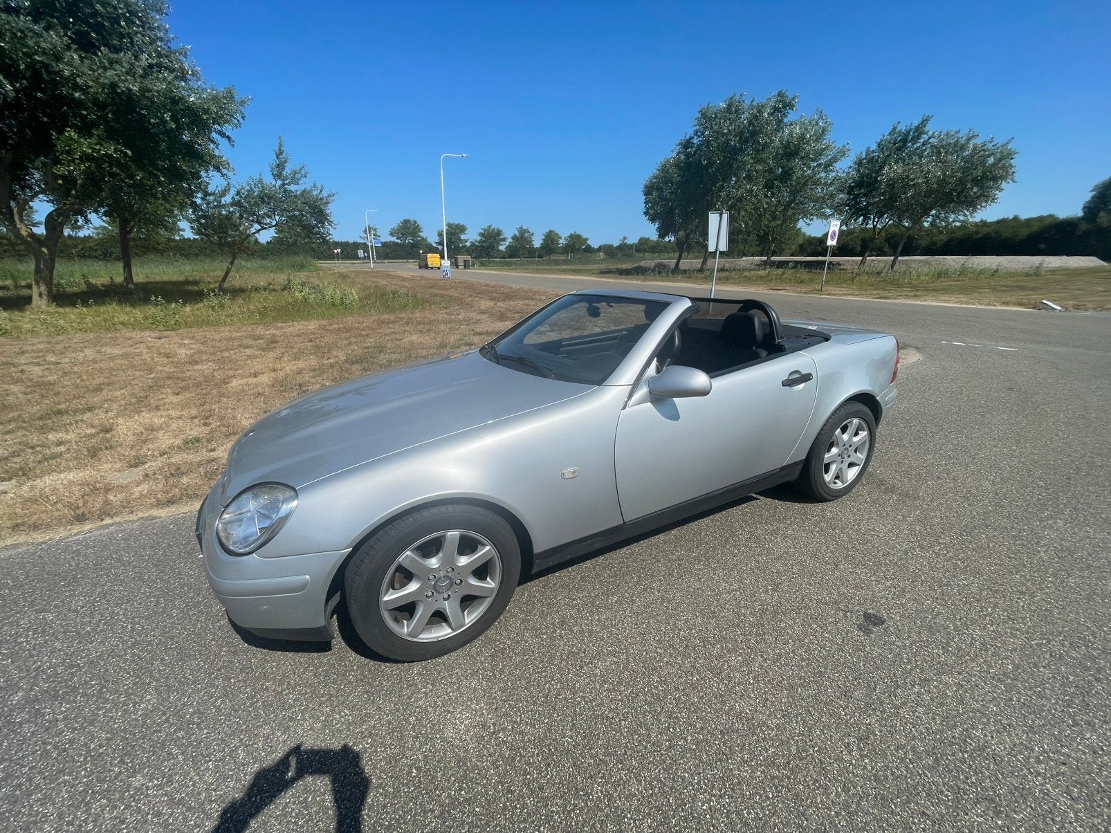 Mercedes-Benz SLK 2.0 Slk200 Roadster 1999 Grijs, Ophalen, Gebruikt