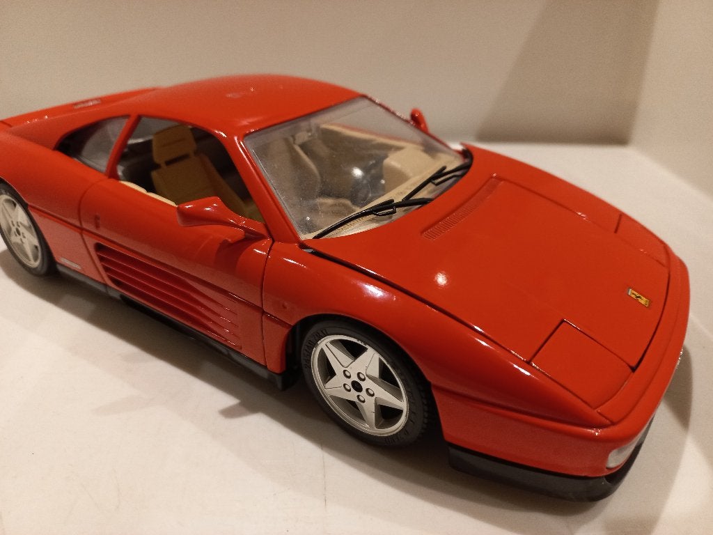 Ferrari 348 tb 1989 Bburago 1:18 modelauto 91, Hobby en Vrije tijd, Modelauto's | 1:18, Ophalen of Verzenden, Gebruikt, Auto, Bburago