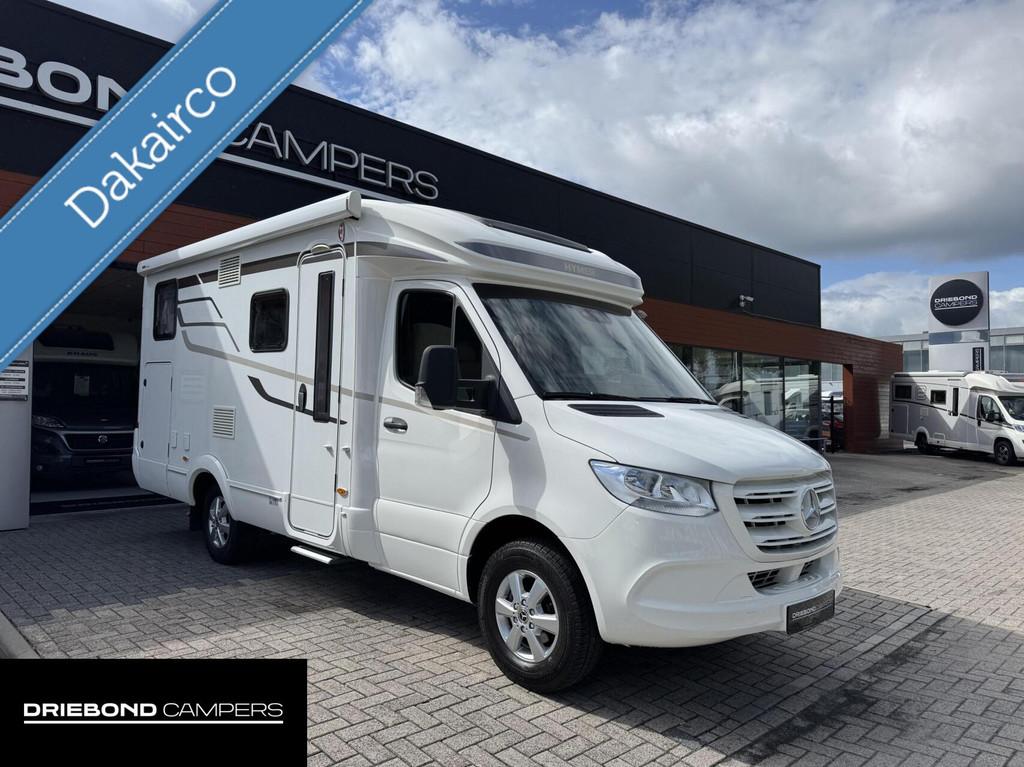Hymer ML-T 570 Automaat Enkele Bedden 2X Airco Luifel Tv, Caravans en Kamperen, Campers, Automaat, Achteruitrijcamera, Diesel