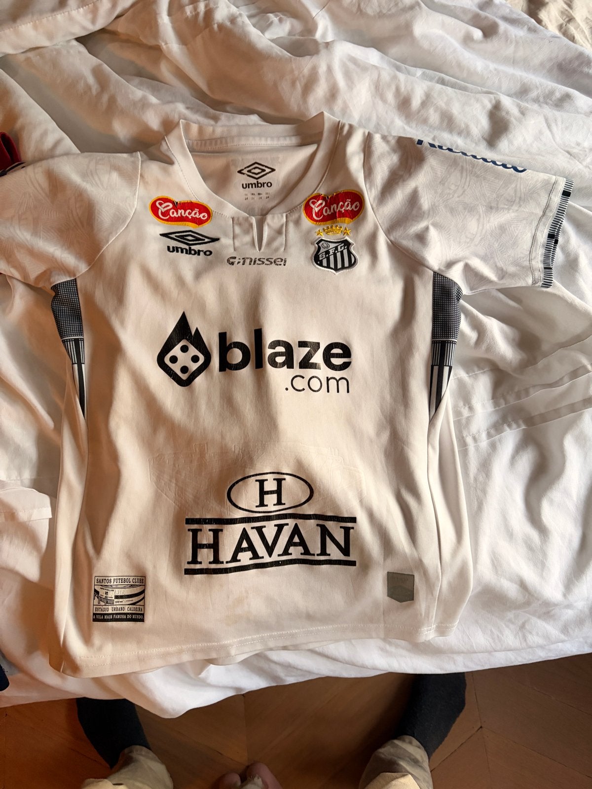 Santos FC Neymar Jr. Thuisshirt - Maat M, Kleding | Heren, Maat 48/50 (M), Wit, Ophalen of Verzenden, Voetbal