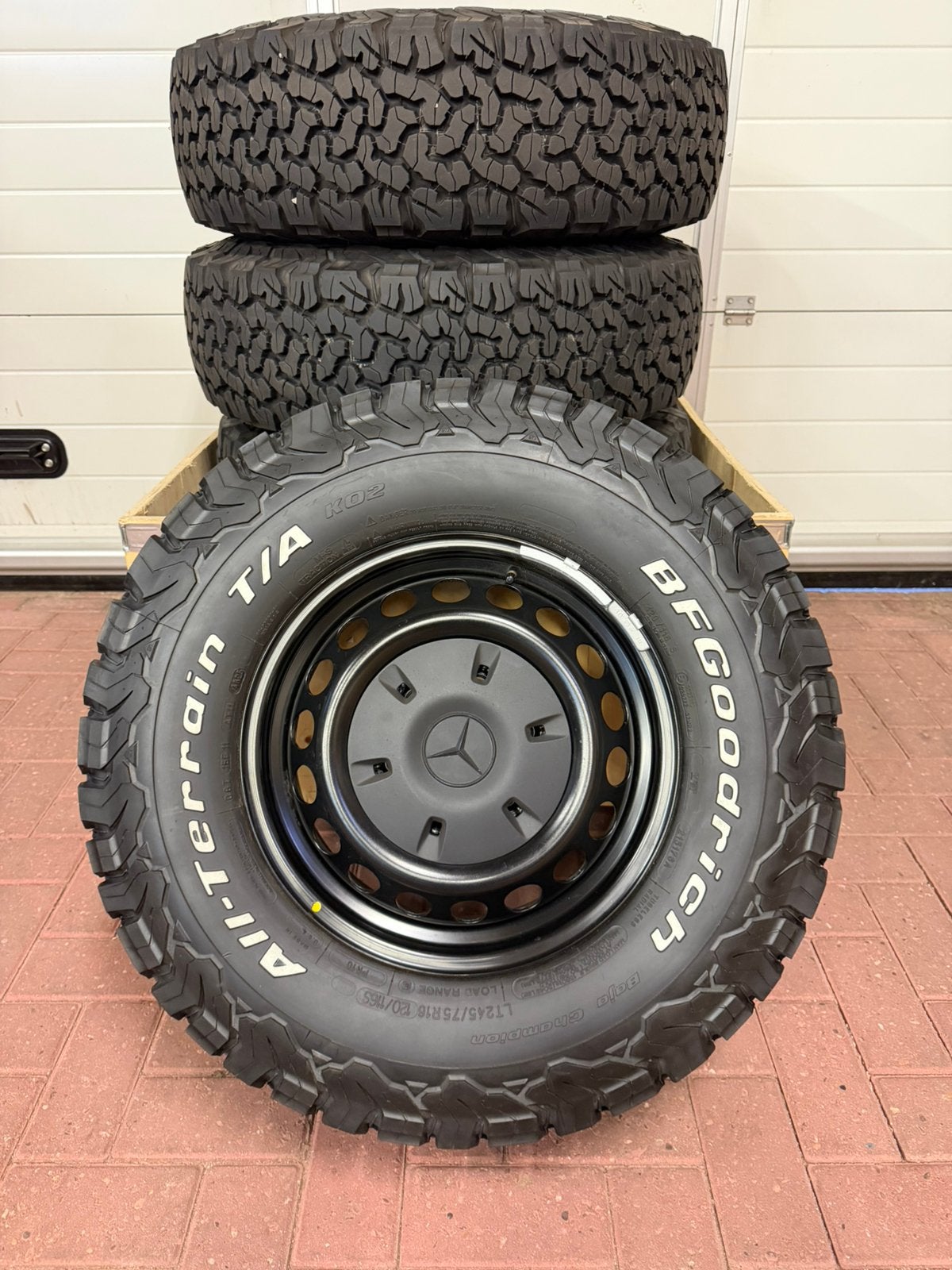 Mercedes Sprinter 4x4 velgen met BFGoodrich banden – 5 stuks, Auto-onderdelen, Ophalen, Bestelwagen, 16 inch, Banden en Velgen