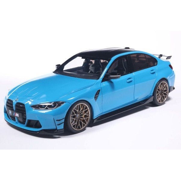 BMW M3 (G80) Performance 2024 Blauw Schaal 1/18 Solido, Solido, Auto, Solido, Nieuw