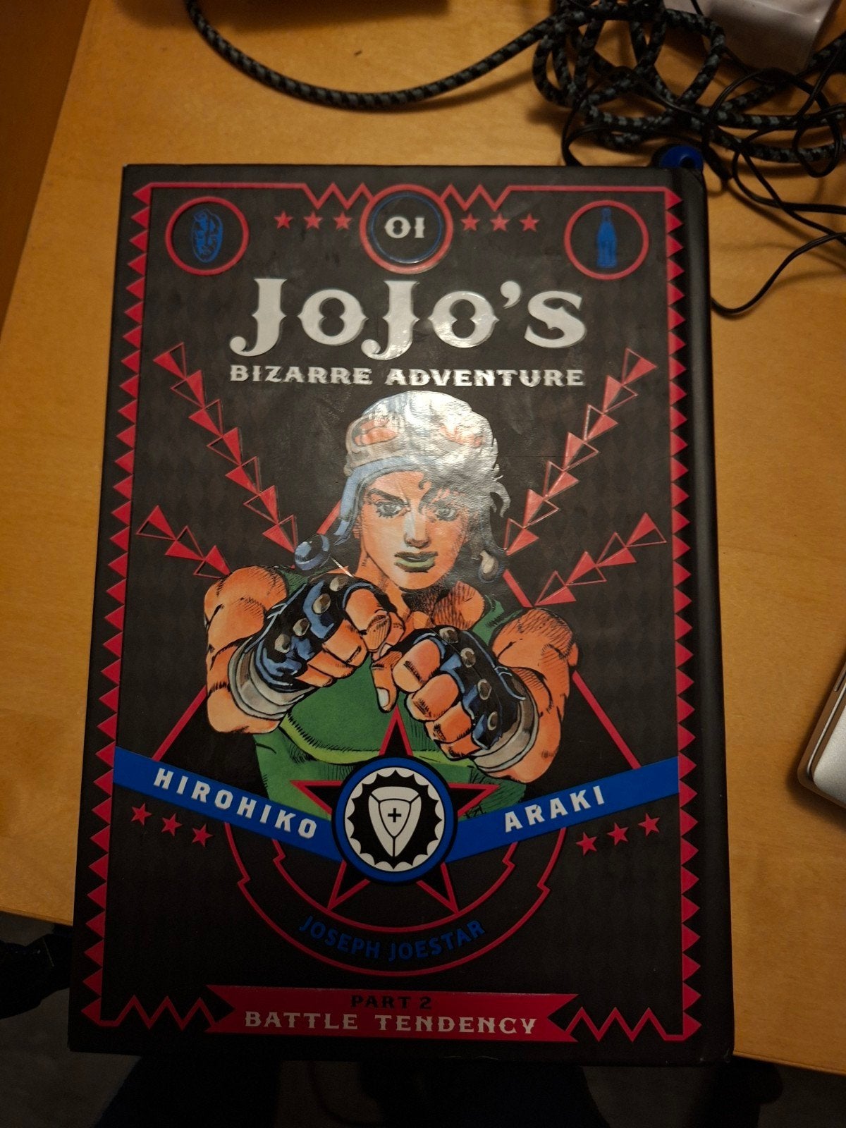 JoJo's Bizarre Adventure: Part 2--Battle Tendency, Vol. 1, Eén stripboek, Ophalen of Verzenden, Zo goed als nieuw, Hirohiko Araki