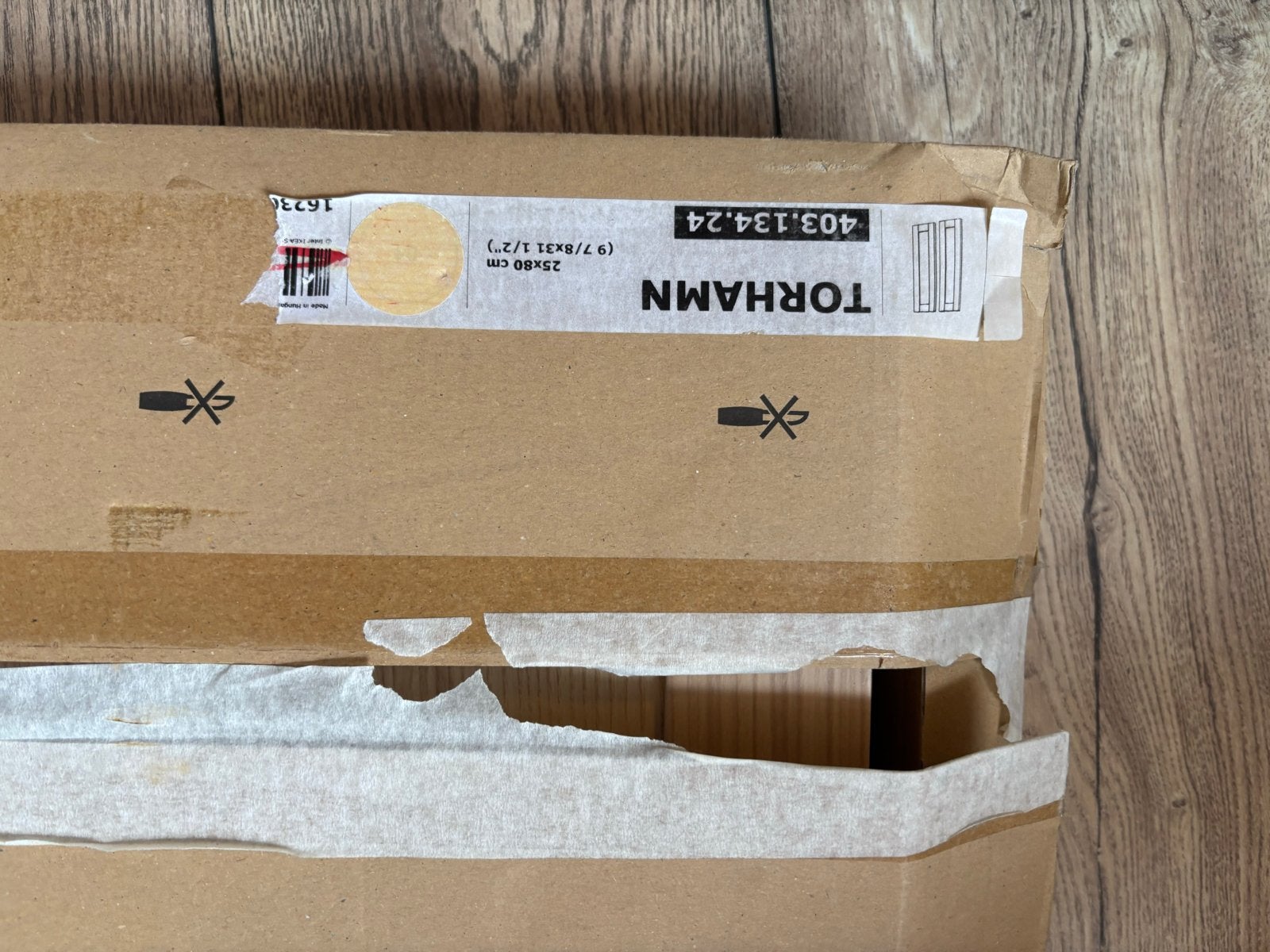 IKEA TORHAMN kastfront 80x25 cm, essen, Ophalen, Overige kleuren, Nieuw, 50 tot 100 cm