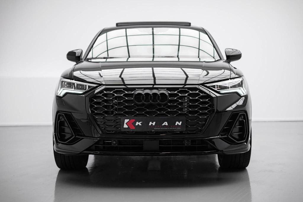 Audi Q3 Sportback 45 TFSI e Business Edition |Pano|Dodehoek|, Auto's, Stof, Gebruikt, Zwart, Hybride Elektrisch/Benzine