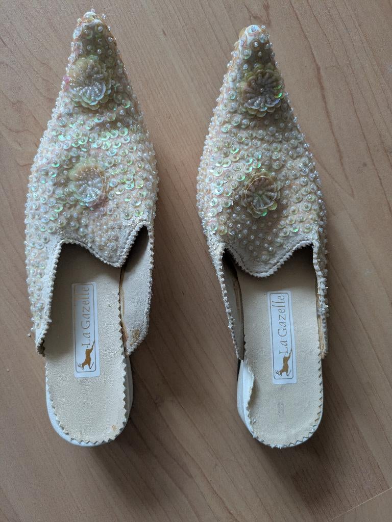 Muiltjes, Ophalen of Verzenden, Nieuw, Beige, Sandalen of Muiltjes