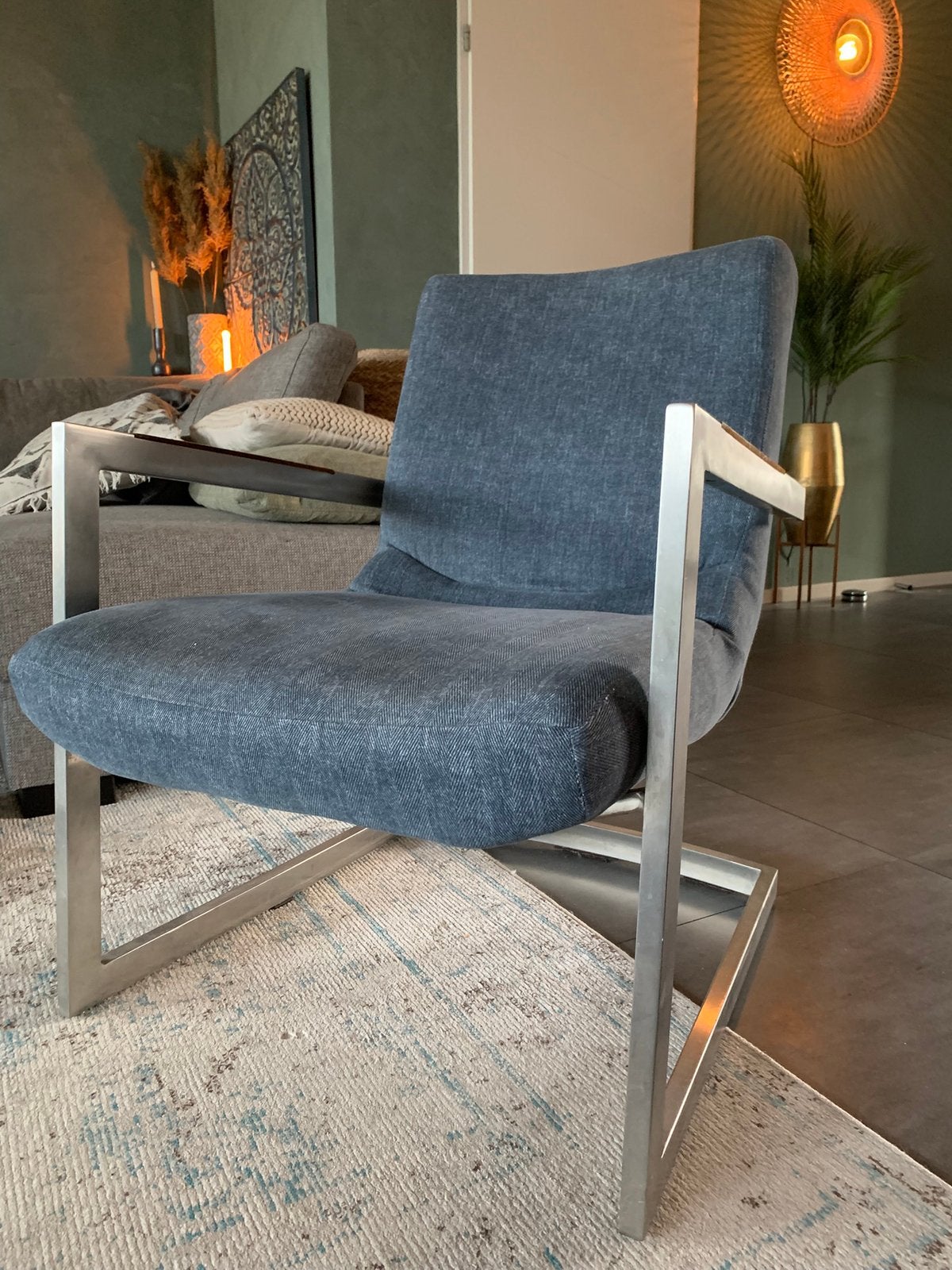 Fauteuil, Ophalen, Zo goed als nieuw, Stof, Eén
