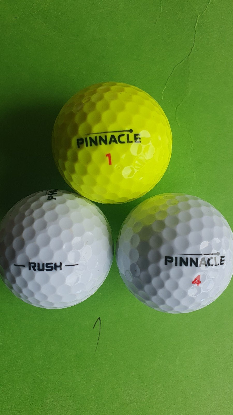 Pinnacle Rush 25 golfballen, Ophalen of Verzenden, Zo goed als nieuw, Bal(len)