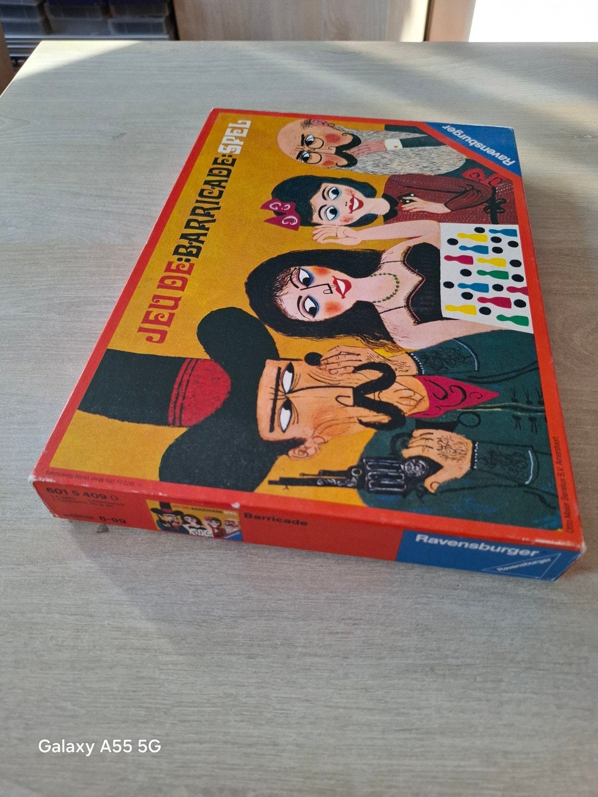Vintage Ravensburger Barricade Spel - Compleet, Hobby en Vrije tijd, Gezelschapsspellen | Bordspellen, Ophalen of Verzenden, Ravensburger