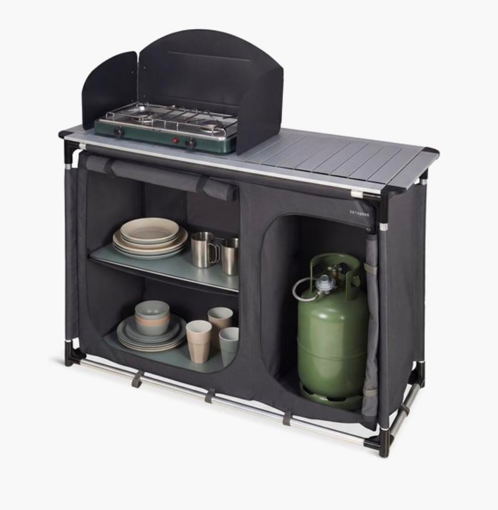 Campart Campingkast met uitneembaar wasbakje, Ophalen, Gebruikt, Campingkast
