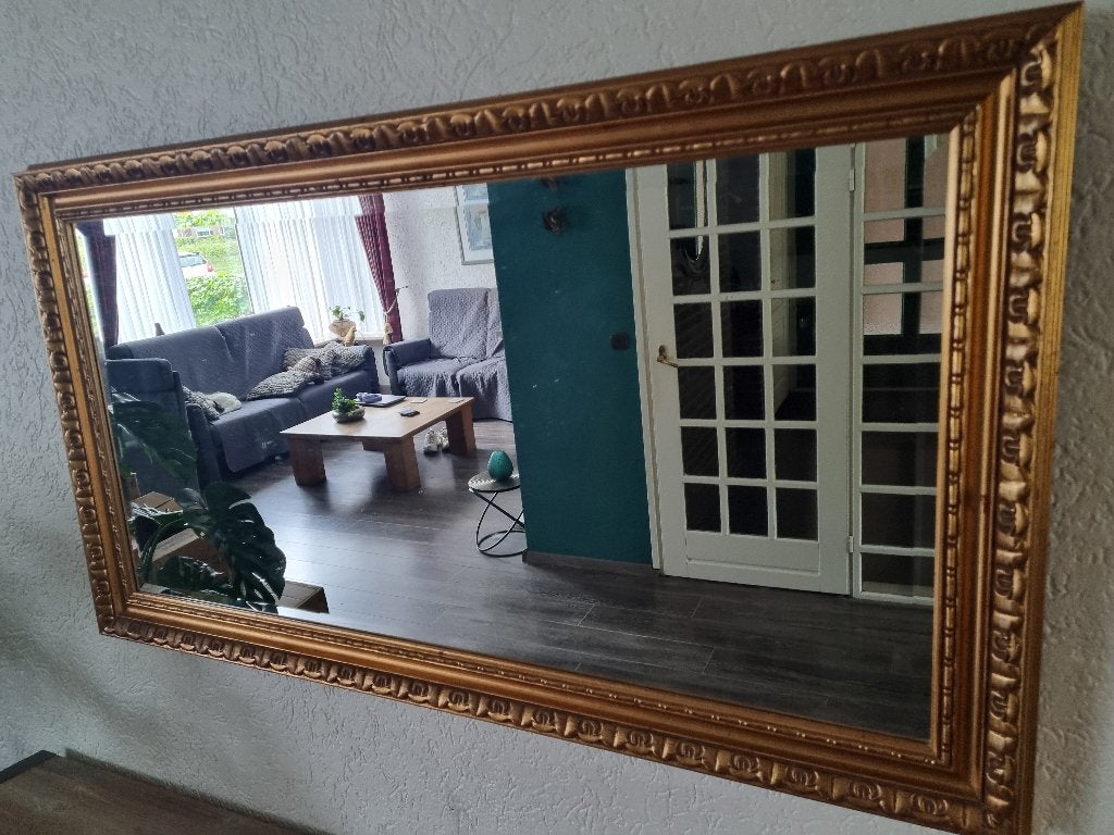 spiegel, Ophalen, 125 cm of meer, Zo goed als nieuw, Minder dan 100 cm