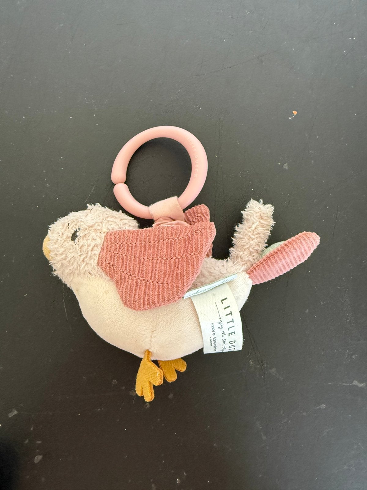 Trekbeetje vogel met trilfunctie little dutch, Ophalen of Verzenden, Zo goed als nieuw, Overige typen