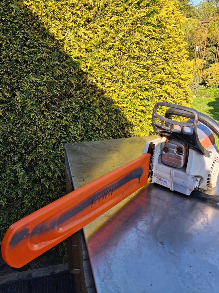 Stihl MS 211 C-BE Kettingzaag - Gebruikt maar in goede staat, Stihl, Gebruikt, Kettingzaag, Ophalen of Verzenden
