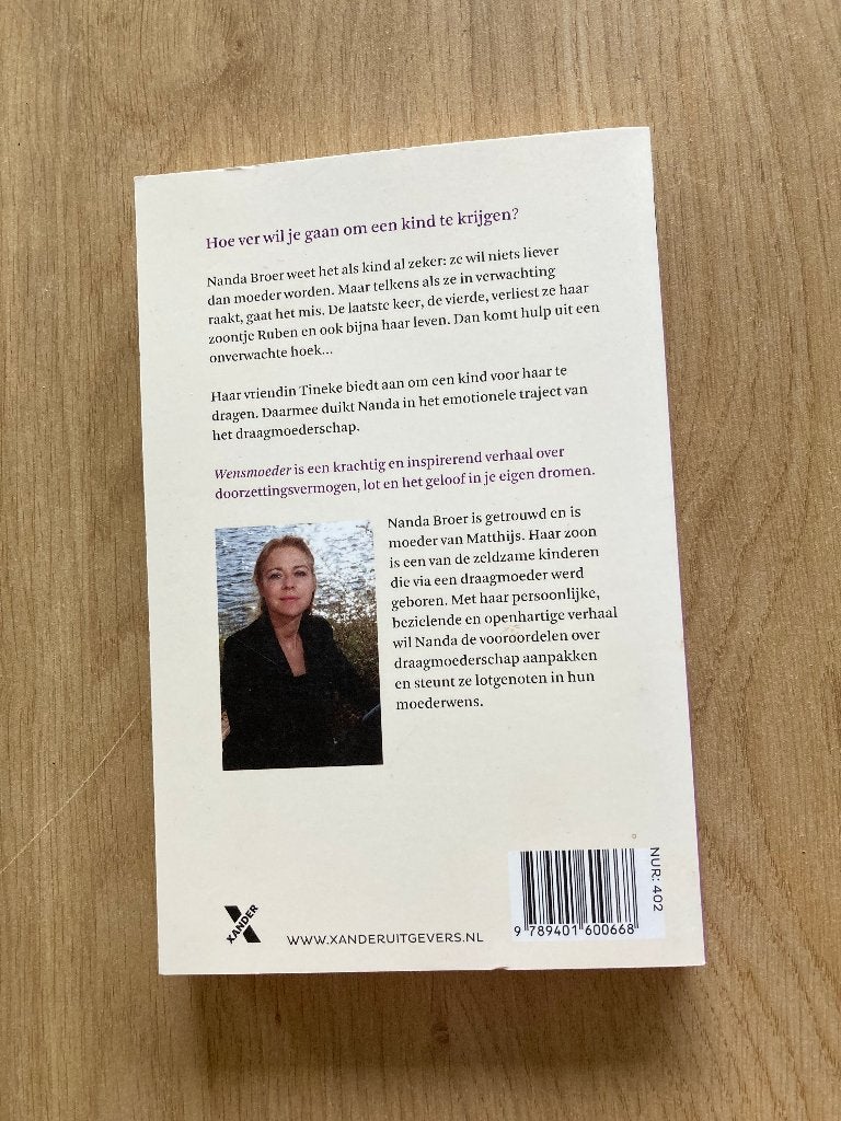 boek Nanda Broer, Boeken, Biografieën, Ophalen of Verzenden, Zo goed als nieuw