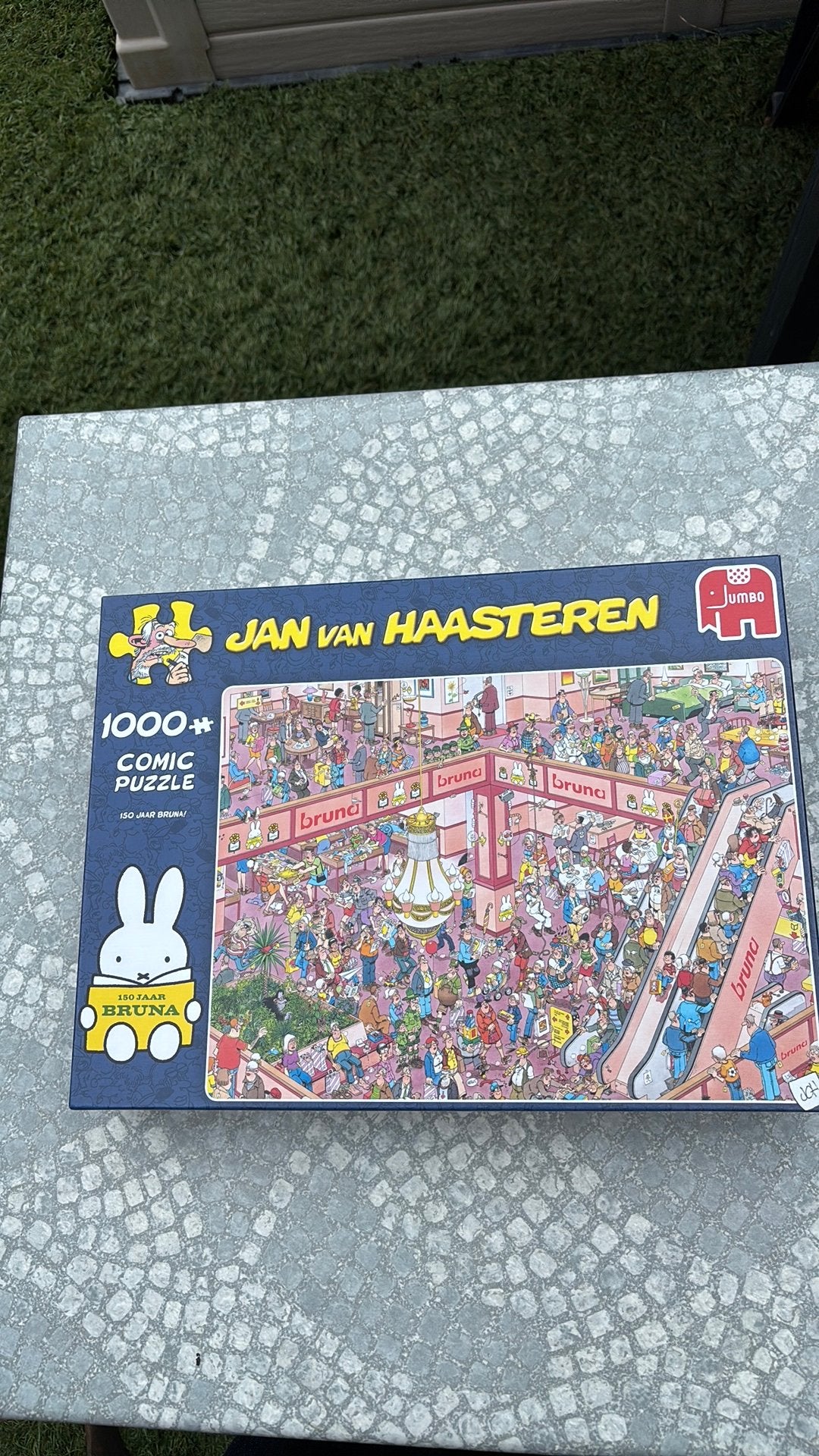 Jan van Haasteren 150 jaar Bruna!, Hobby en Vrije tijd, Denksport en Puzzels, Ophalen of Verzenden, 500 t/m 1500 stukjes, Zo goed als nieuw
