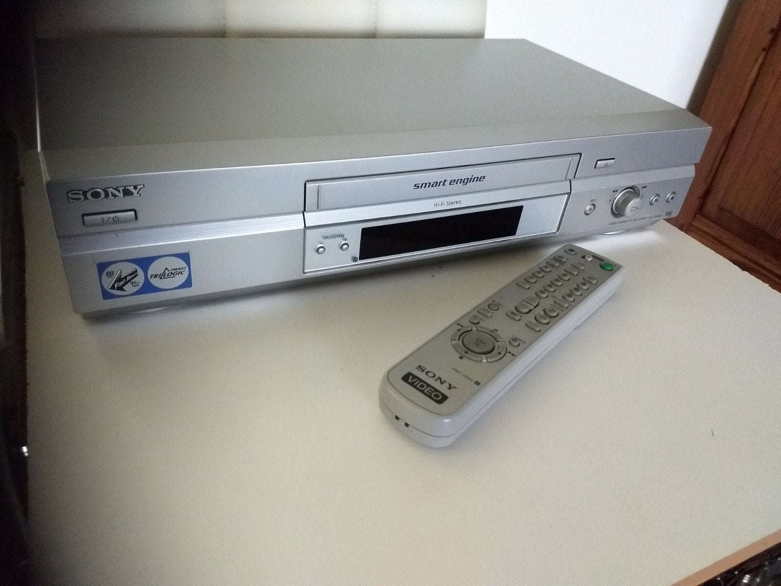 goede Sony Stereo Vhs Videorecorder, Ophalen, Zo goed als nieuw, VHS-speler of -recorder