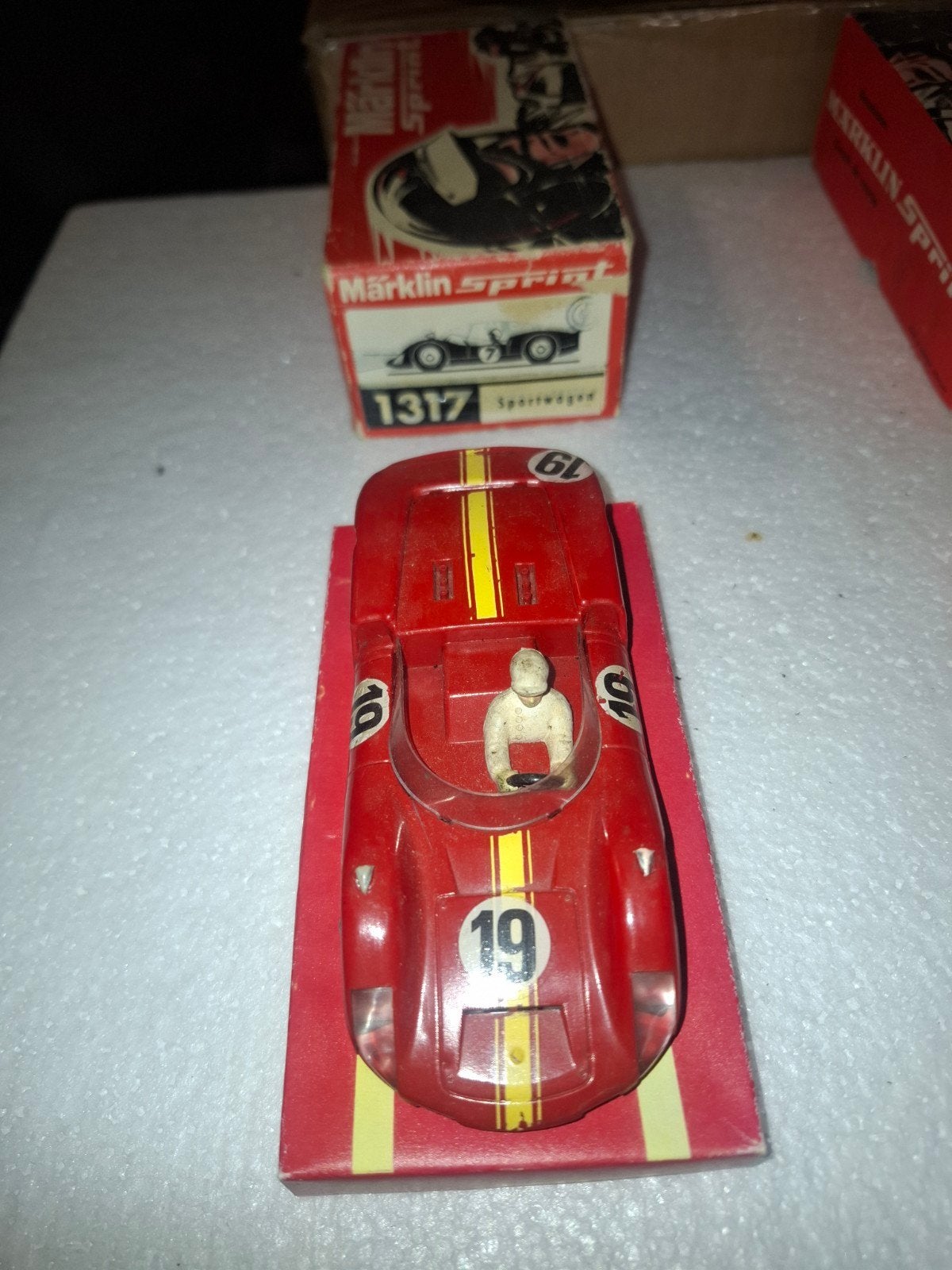 1317  marklin sprint raceauto in ovp, Overige merken, Ophalen of Verzenden, Elektrisch, Racebaan