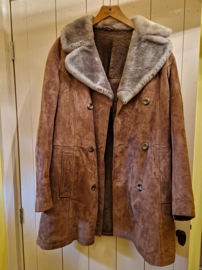 HALFLANGE ECHTE LAMMY COAT MAAT XL, Ophalen of Verzenden, Maat 46/48 (XL) of groter, Bruin