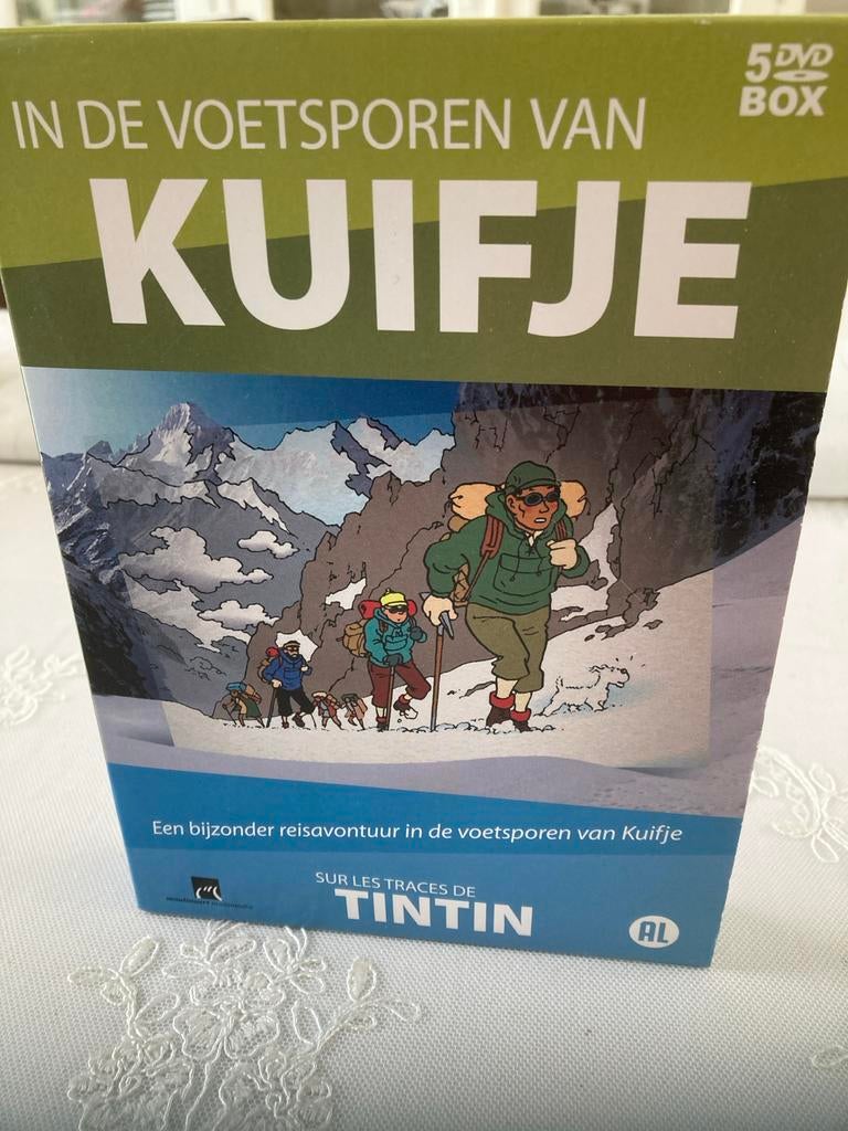 In de voetsporen van Kuifje 5 DVD Box, Gebruikt, Alle leeftijden, Boxset, Ophalen of Verzenden