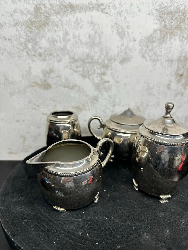 Klassiek Daalderop Servies - Vernikkeld Metaal/Alboïd, Antiek en Kunst, Ophalen of Verzenden