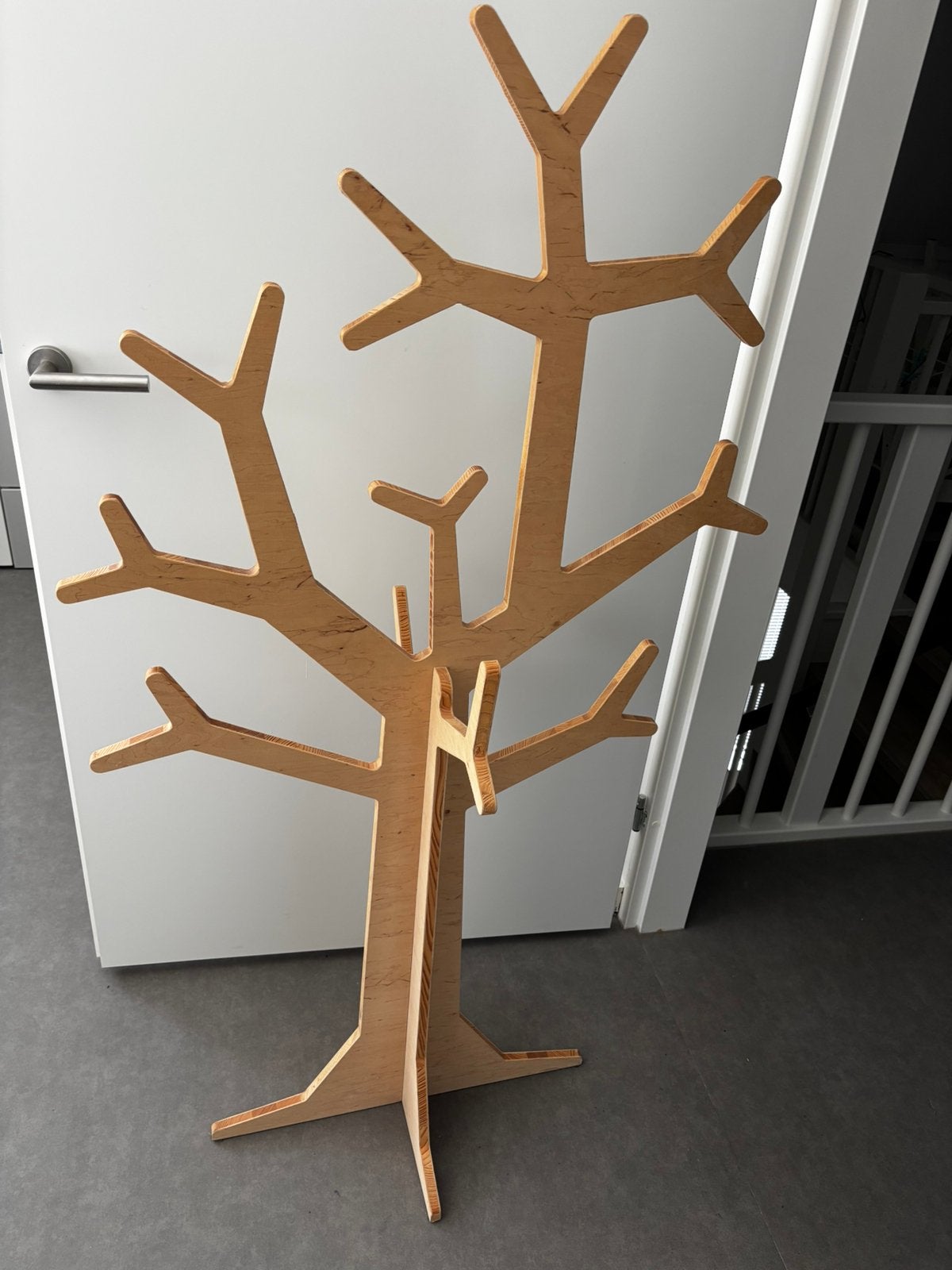 Houten Kapstok / Kledinghanger Boom voor in de kinderkamer, Ophalen, 100 tot 150 cm, Zo goed als nieuw, Staande kapstok