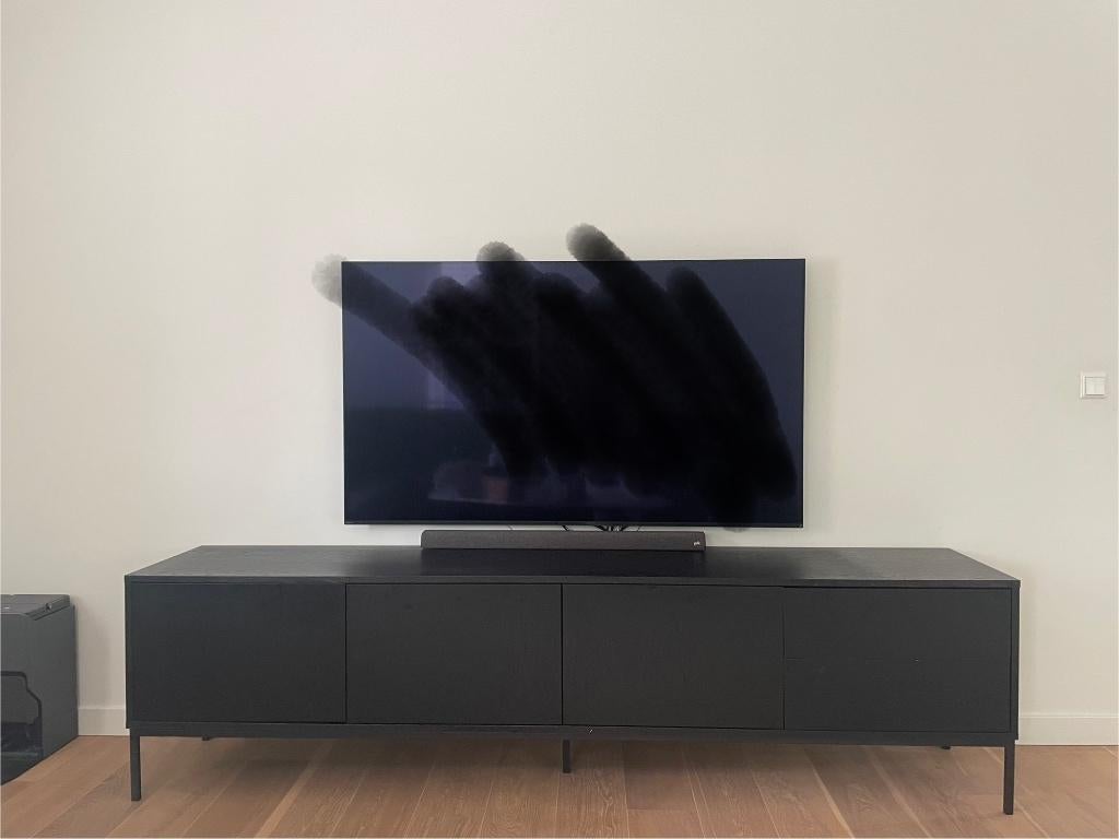 Tv kast Zen lifestyle, Huis en Inrichting, Kasten | Televisiemeubels, Ophalen, Zo goed als nieuw, 200 cm of meer, Minder dan 100 cm
