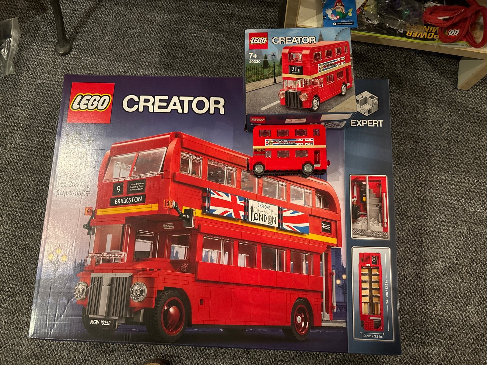 Lego Creator 10258 London Bus & 40220 Mini Bus NIEUW, Lego, Nieuw, Ophalen of Verzenden, Ongeopend/sealed