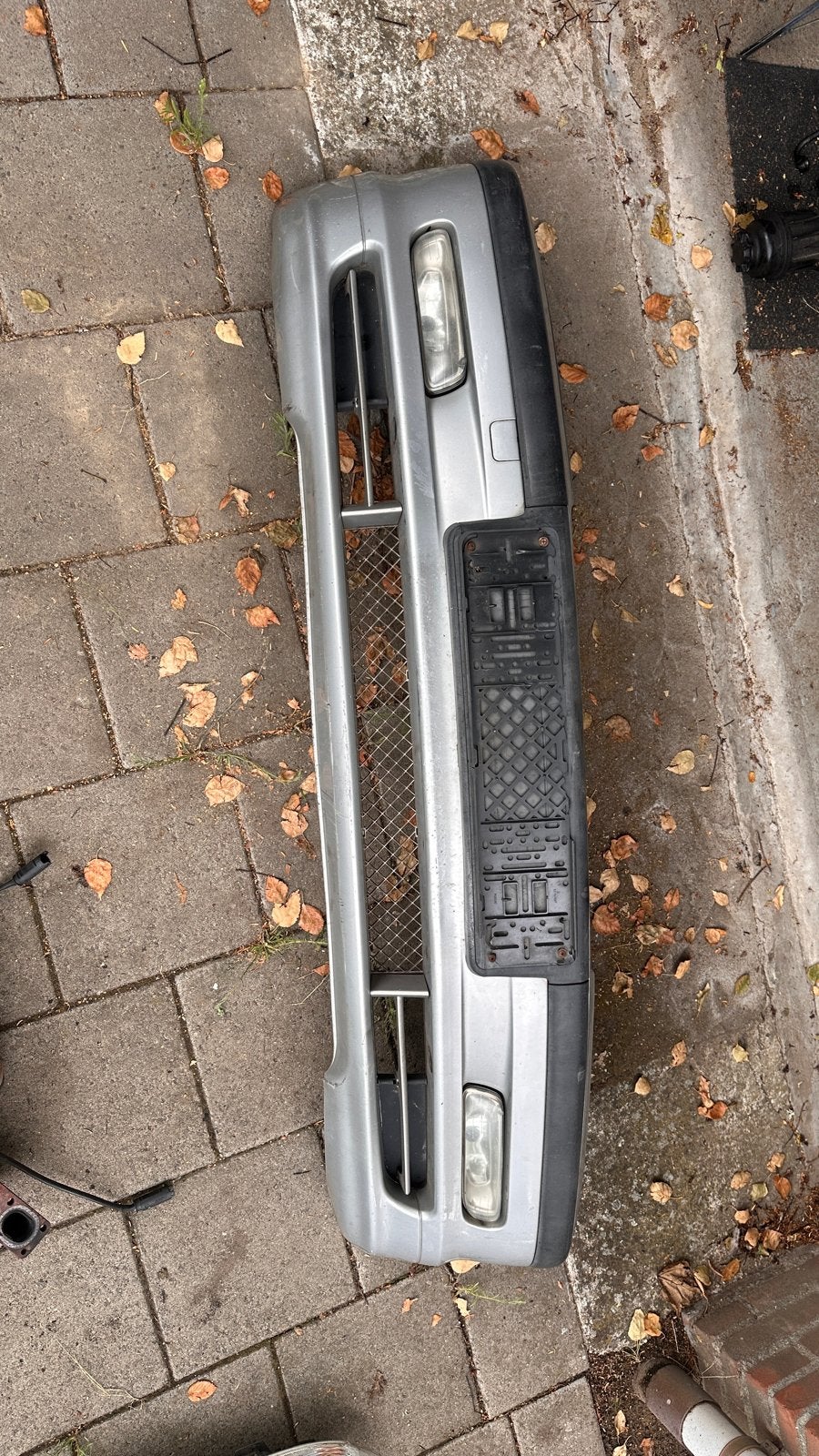 Voorbumper BMW E46 Touring/ sedan Titansilber, Ophalen, Gebruikt, Voor, Bumper