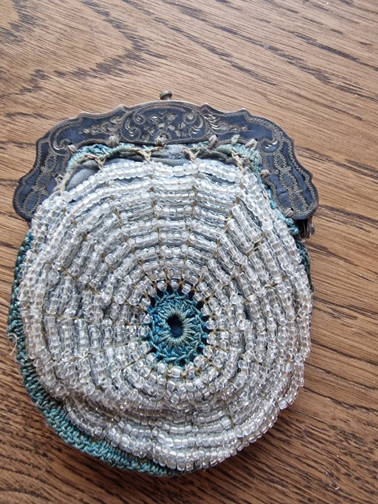 Zilveren beursje, Antiek en Kunst, Ophalen of Verzenden, Zilver