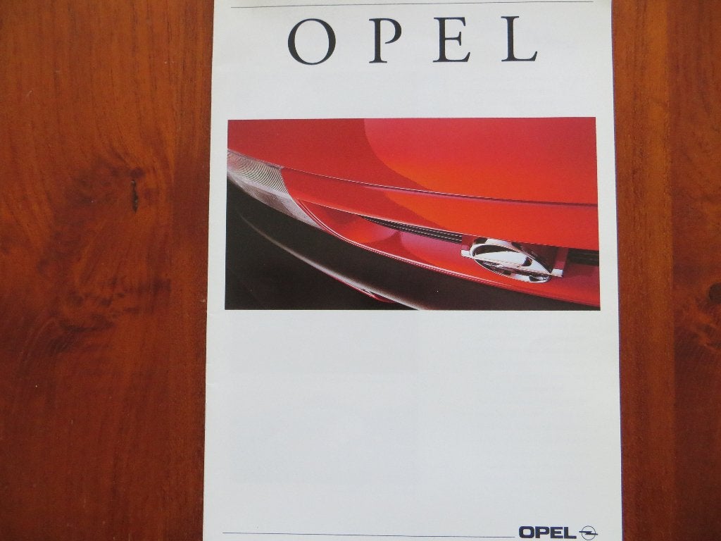 Opel modellenoverzicht (febr. 1993), Ophalen of Verzenden, Nieuw, Opel