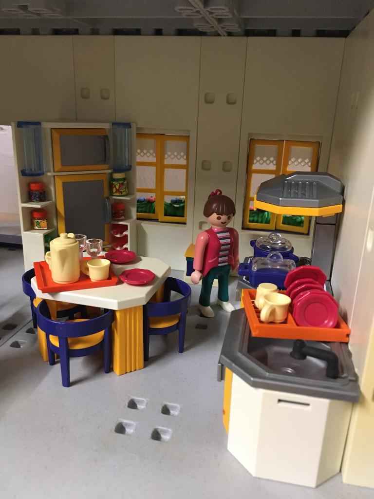 Playmobil Keuken 3968 Modern Woonhuis poppetje accessoires, Verzenden