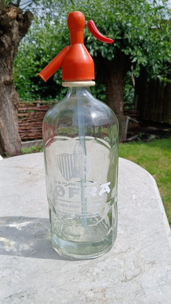 Vintage Spaanse siphonfles, Ophalen of Verzenden
