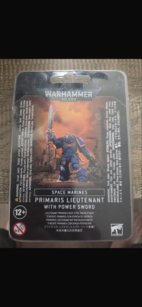Warhammer 40K Primaris Lieutenant met Power Sword, Ophalen of Verzenden, Zo goed als nieuw, Warhammer 40000, Figuurtje(s)