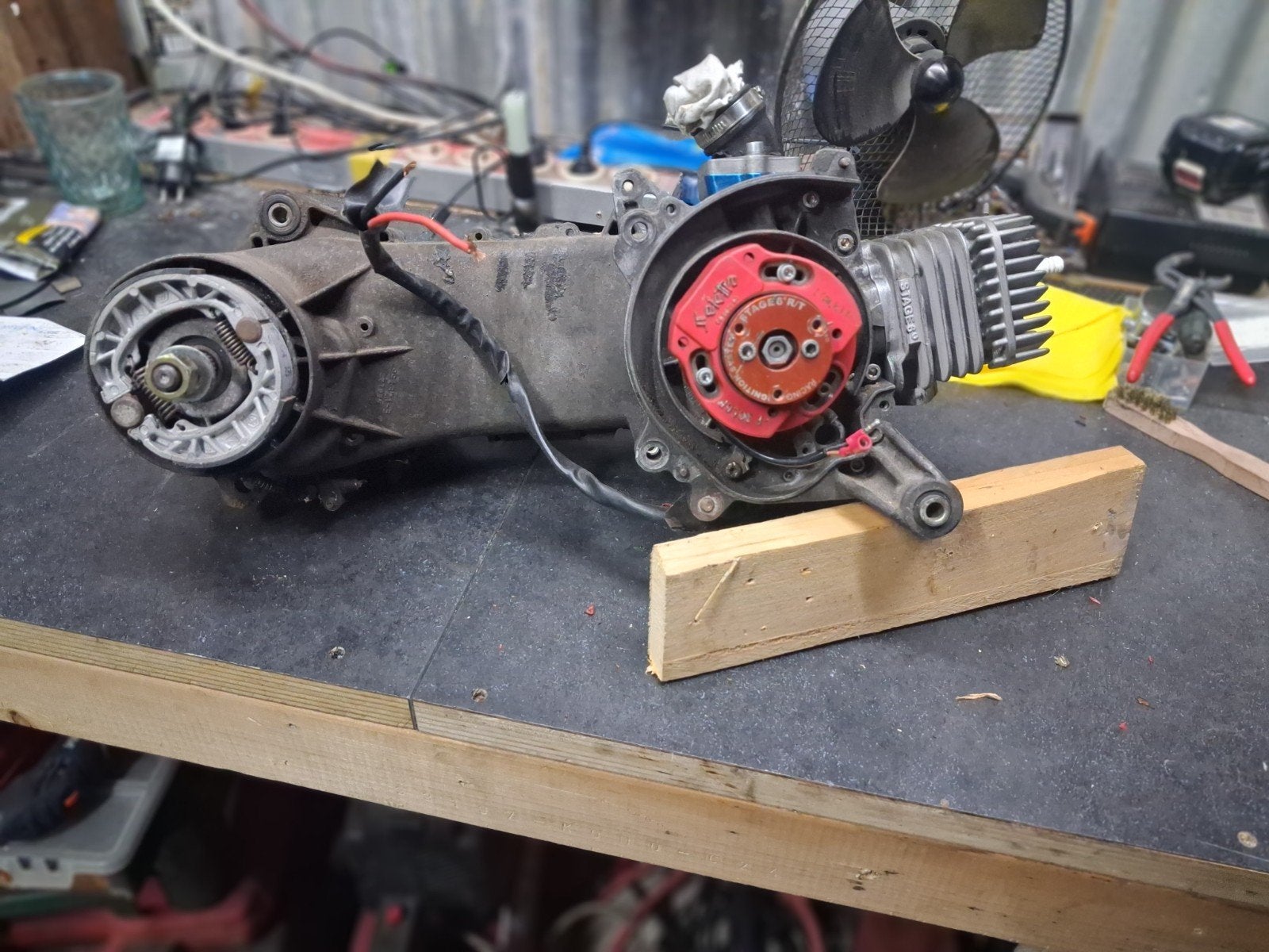Piaggio 2takt blok 70cc, Ophalen
