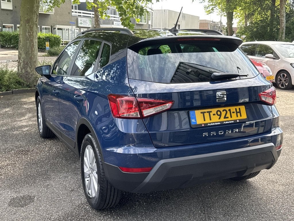 SEAT Arona 1.0 TSI Style Business Intense 1e eigenaar/ NL au, Stof, Blauw, 116 pk, 49 €/maand