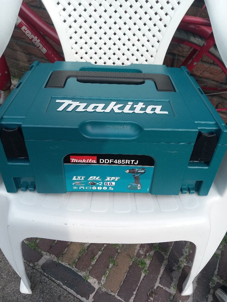 Makita DDF485RTJ 18V Schroefmachine, Ophalen of Verzenden, Nieuw, Minder dan 400 watt, Boor- en Schroefmachine