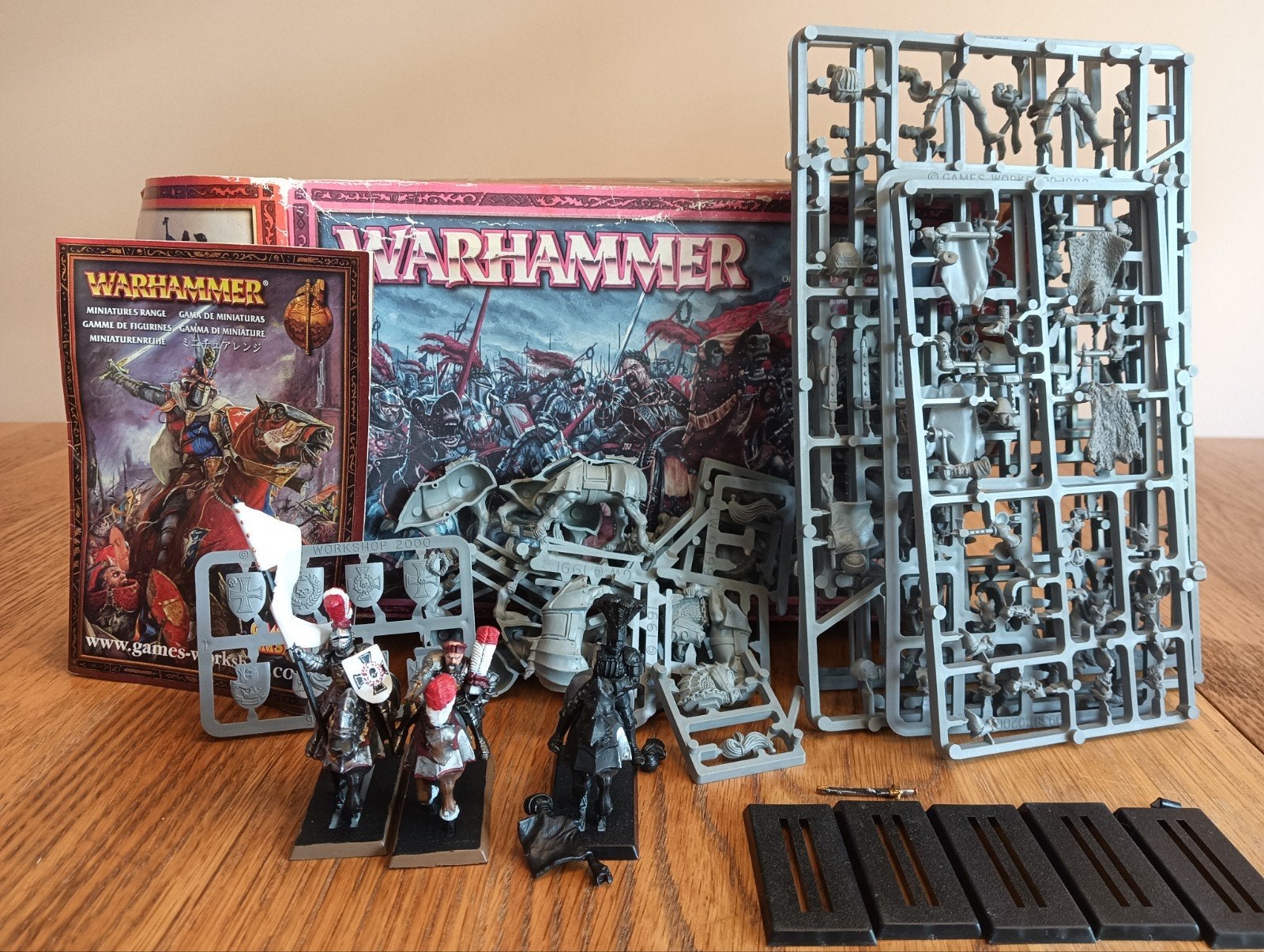 Warhammer Fantasy: Empire Knights (on sprue), Ophalen of Verzenden, Gebruikt, Warhammer, Figuurtje(s)