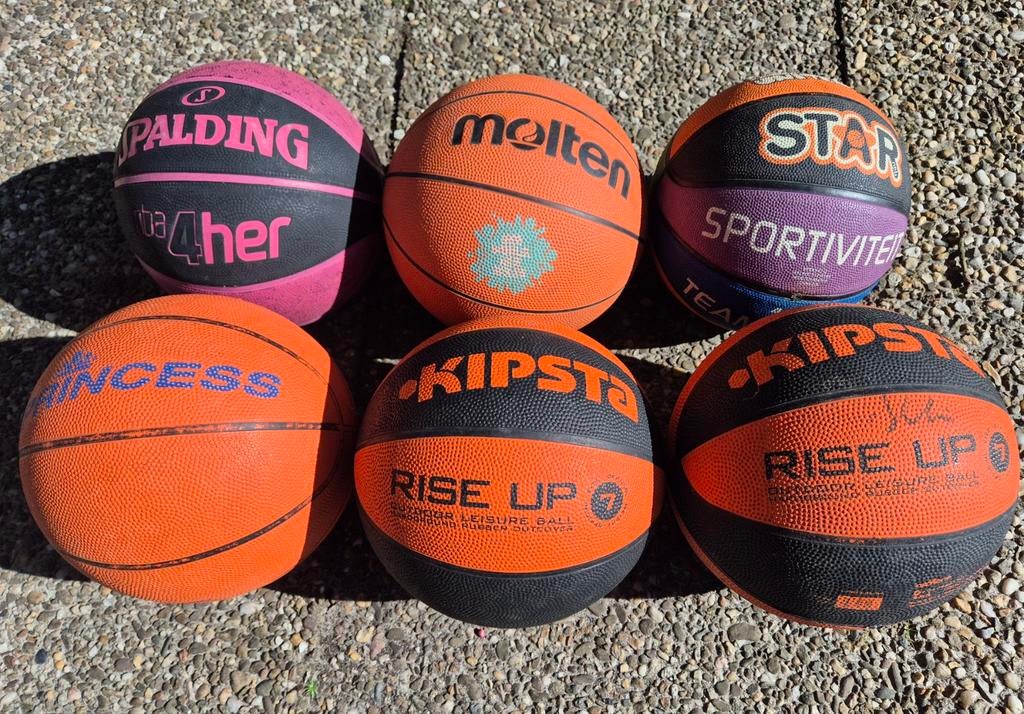 Basketbal ballen - Diverse merken en maten, Sport en Fitness, Basketbal, Ophalen, Gebruikt, Bal