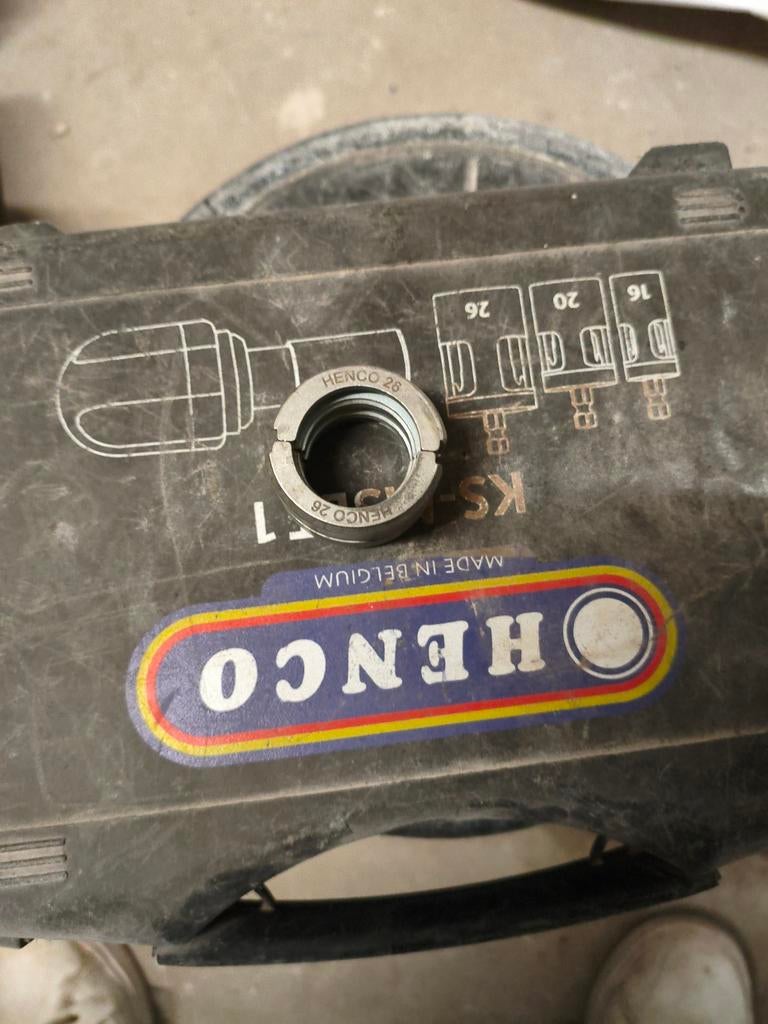 Henco persbekken inserts 26 mm, Ophalen of Verzenden, Nieuw