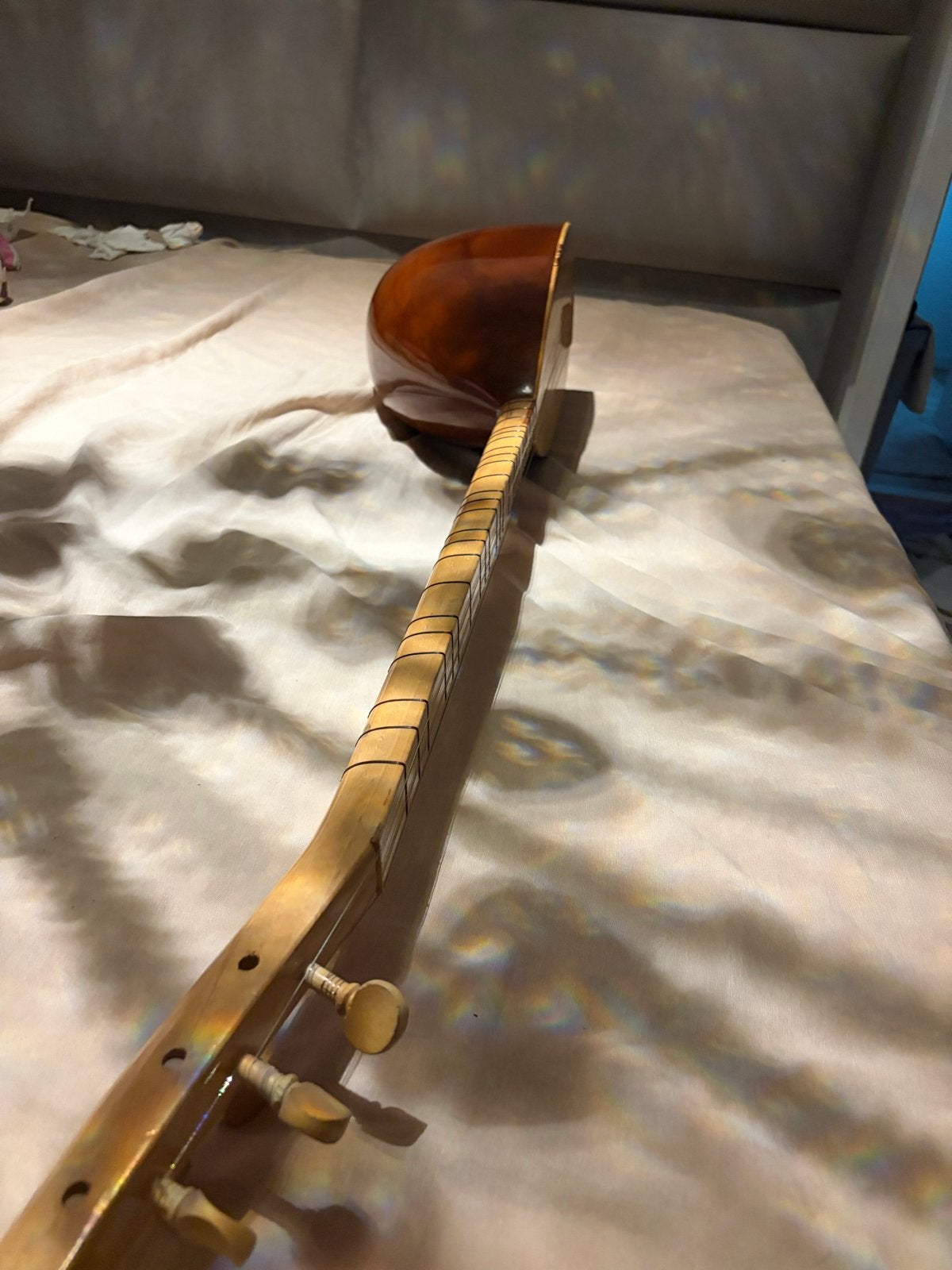 Mooie Uzun Sap Baglama - 38 tekne, Muziek en Instrumenten, Ophalen of Verzenden, Gebruikt, Luit, Saz of Bouzouki
