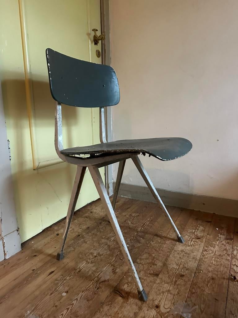 Vintage stoel Ahrend De Cirkel Friso Kramer Result stoel, Huis en Inrichting, Ophalen, Gebruikt, Eén