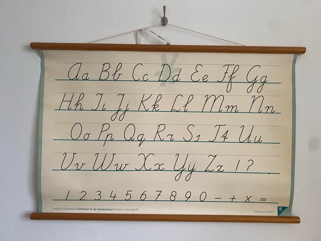 Vintage Letterkaart Basisschool Wolters-Noordhoff, Ophalen of Verzenden, Overige thema's